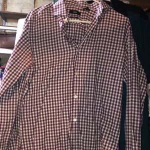 Men’s casual long sleeve slim button down
